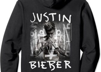 Justin Bieber Purpose Album Cover by Rock Off Pullover Hoodie