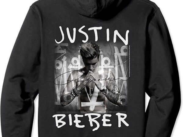 Justin bieber purpose album cover by rock off pullover hoodie vector clipart