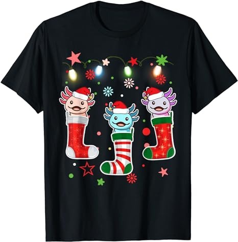 15 Christmas Axolotl Shirt Designs Bundle For Commercial Use Part 3, Christmas Axolotl T-shirt, Christmas Axolotl png file, Christmas Axolot