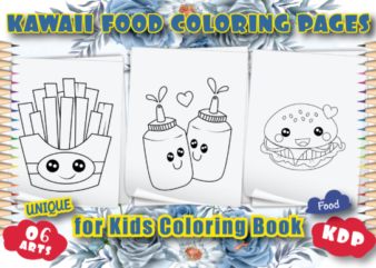 Kawaii Food Coloring Book for Kids Vol-2