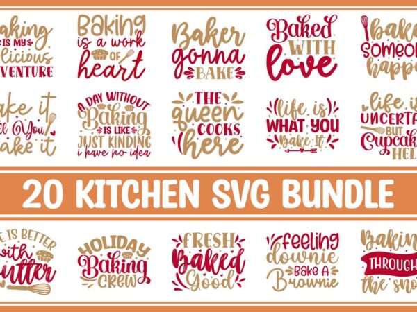 Kitchen svg bundle t shirt vector art