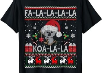 Koala-la-la Cute Koala Bear Australian Christmas Ugly Xmas T-Shirt