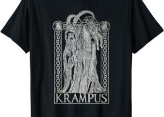 Krampus – Gruss von Krampus Dark Gothic Christmas T-Shirt