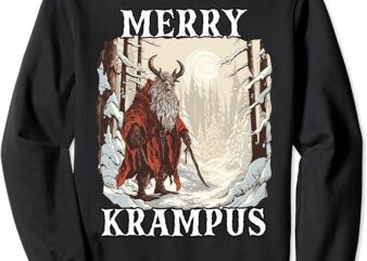 Krampus T Creepy Santa Claus Kramperl Krampus Mask Sweatshirt
