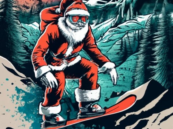 “krystian” t-shirt design, of santa with a clear highly detailed face, wearing ski goggles, snowboarding down a wintery mountain png file “krystian” t-shirt design, of santa with a clear highly detailed face, wearing ski goggles, snowboarding down a wintery mountain png file