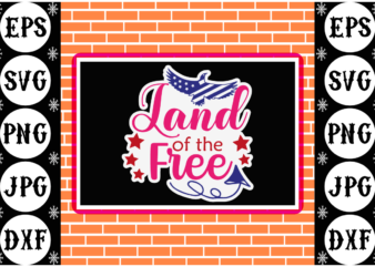 Land of the free sticker 1