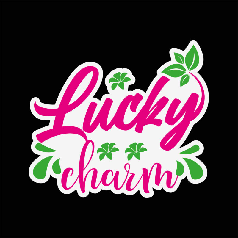 Lucky charm sticker