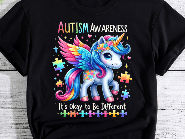 Autism awareness cute giraffe animal its ok to be different digital png, png sublimations, designs downloads, shirt design