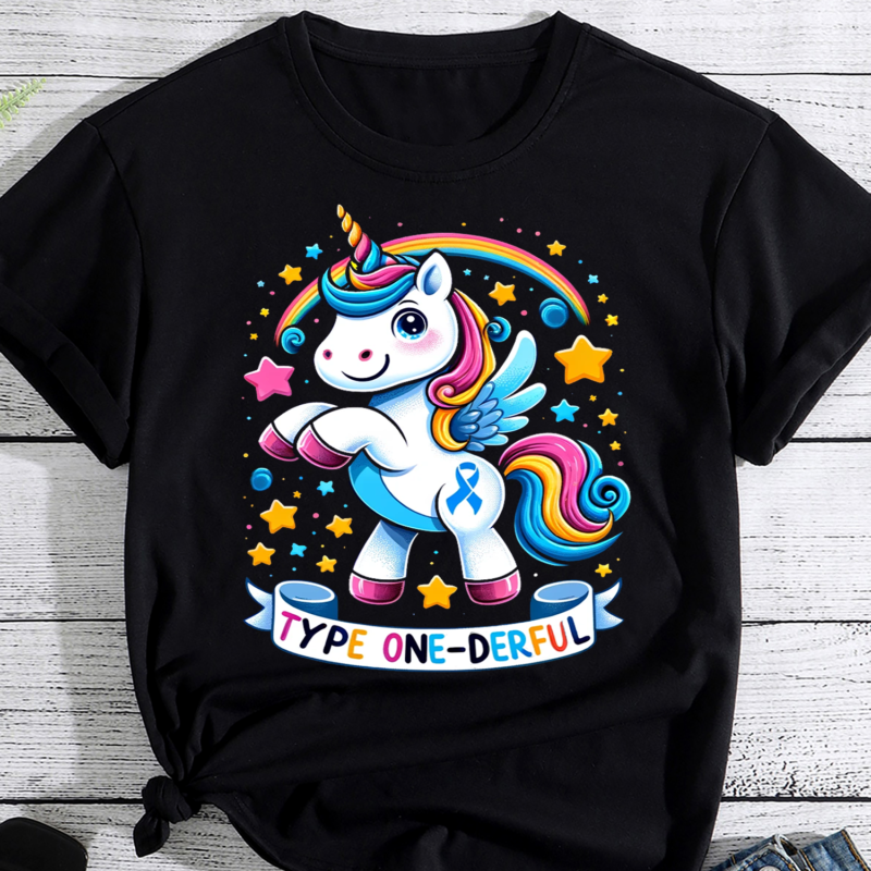 Type One-Derful Unicorn, Diabetes Awareness Png, World Diabetes Day Png, Blue Ribbon Png, Diabetes Gift, Diabetes Warrior