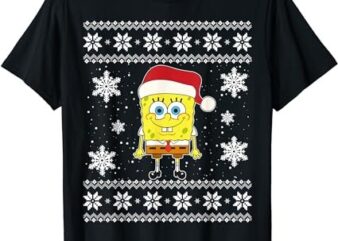 Mademark x SpongeBob SquarePants – Spongebob SquarePants Holiday Christmas Graphic T-Shirt