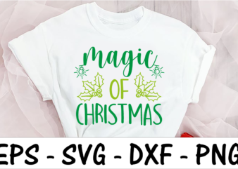 Magic of Christmas 1 t shirt designs for sale