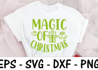 Magic of Christmas 3 t shirt designs for sale