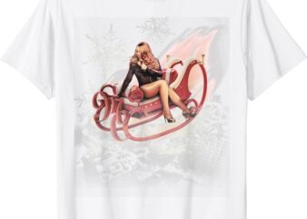 Mariah Carey Official Merry Christmas One & All Tour Sleigh T-Shirt