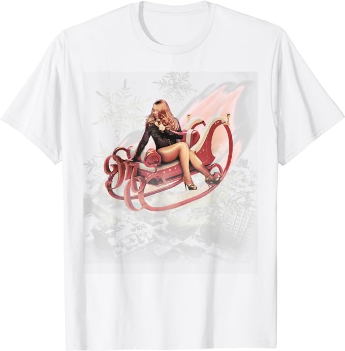 Mariah Carey Official Merry Christmas One & All Tour Sleigh T-Shirt