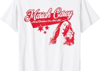 Mariah Carey Official Merry Christmas One & All Tour Stars T-Shirt