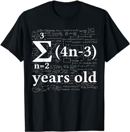 Math 14 birthday boy 14 yr 14 year old boy 14th birthday t-shirt