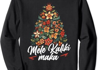Mele Kalikimaka Santa Claus Tropical Xmas Hawaii Christmas Sweatshirt