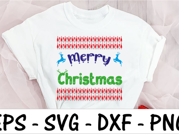 Merry christmas 2 t shirt designs for sale