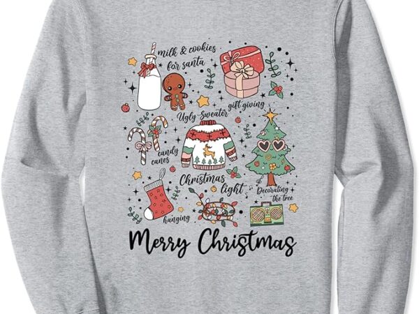 Merry christmas favorite doodles thing christmas vibe sweatshirt Merry christmas favorite doodles thing christmas vibe sweatshirt