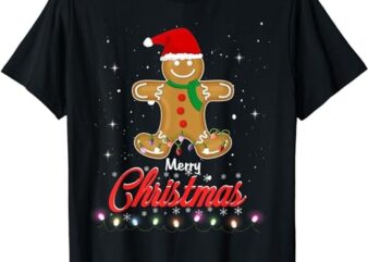 Merry Christmas Gingerbread Merry Christmas Cookie Bakers T-Shirt