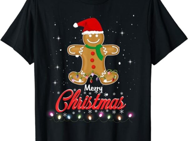 Merry christmas gingerbread merry christmas cookie bakers t-shirt