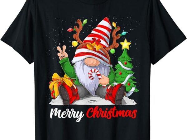 Merry christmas gnome family christmas shirts for women men t-shirt