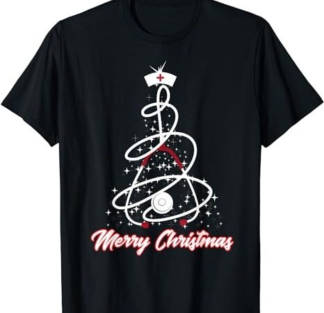 Merry christmas nurse shirt yuletide practitioners cute gift t-shirt