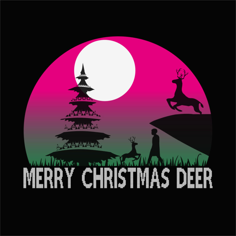 Merry Christmas deer