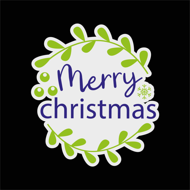 Merry Christmas sticker 1