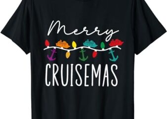 Merry Cruisemas Family Cruise Christmas Shirt Cruisin Crew T-Shirt