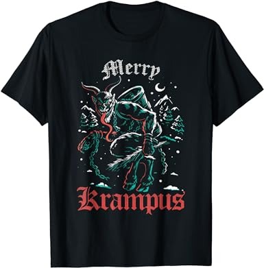 Merry krampus christmas xmas horror ugly sweater evil pajama t-shirt png file