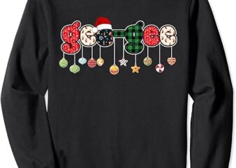 Merry Mama, Gee-Gee Claus Christmas Funny Santa Hat Xmas Sweatshirt