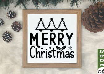 Merry christmas SVG t shirt designs for sale