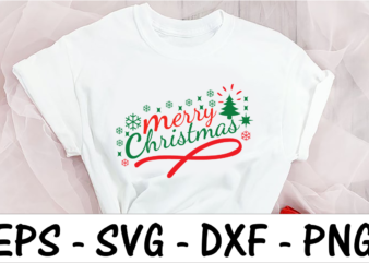 Merry christmas 6 t shirt designs for sale