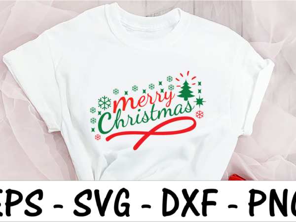 Merry christmas 6 t shirt designs for sale