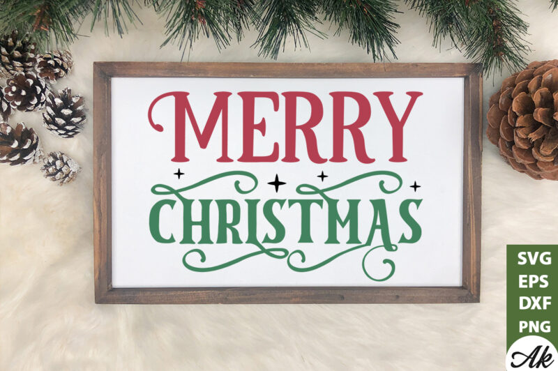 Merry christmas Sign Making SVG