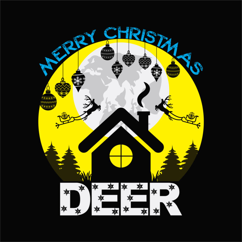 Merry christmas deer