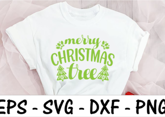 Merry christmas tree 1 t shirt designs for sale