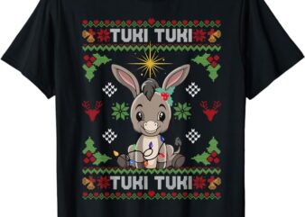 Mi Burrito Sabanero Mexican, Donkey Latino Ugly Christmas T-Shirt