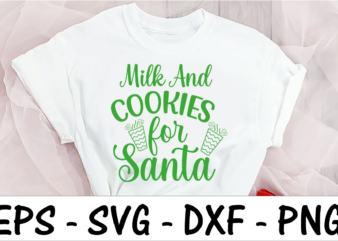 Milk and cookies for santa