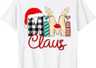 Mimi Claus Reindeer Christmas T Shirt T-Shirt