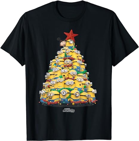 Minions Christmas Tree T-Shirt