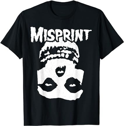 Misprint skull t-shirt