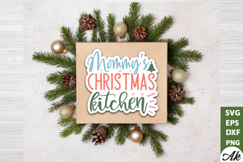 Stickers Christmas kitchen towels SVG Bundle