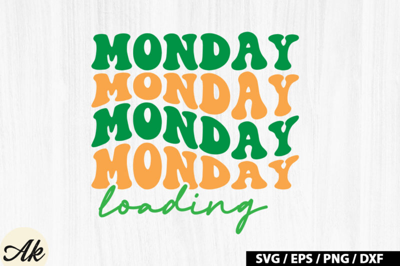 Retro Green Monday SVG Bundle