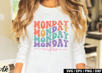 Monday vibes Retro SVG