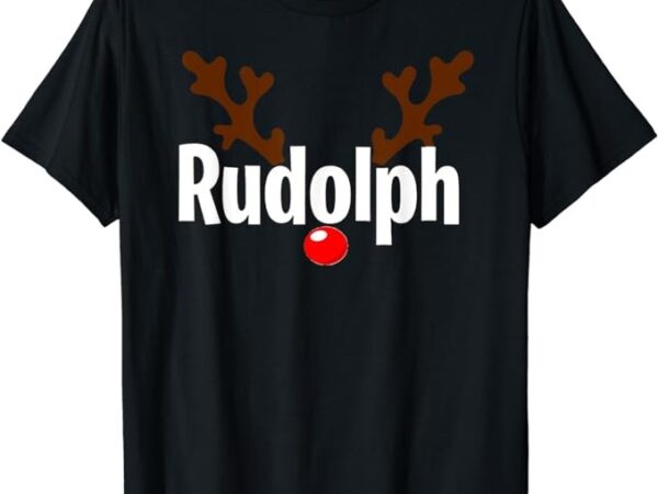 Most likely to try ride rudolph funny couples christmas t-shirt png file