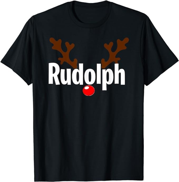Most Likely To Try Ride Rudolph Funny Couples Christmas T-Shirt PNG File