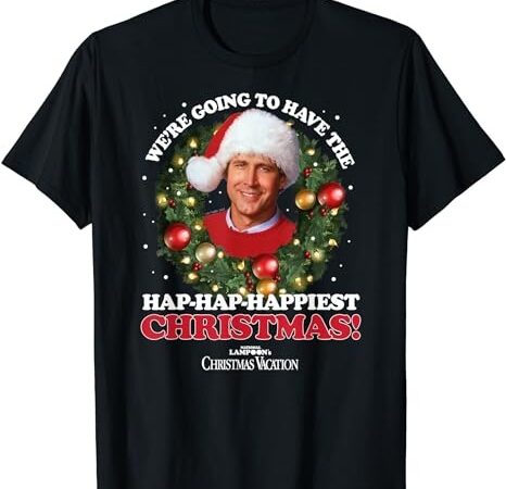 National lampoon’s christmas vacation – hap hap happiest t-shirt National lampoon’s christmas vacation – hap hap happiest t-shirt