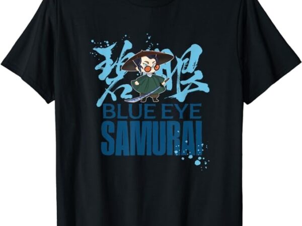 Netflix blue eye samurai chibi mizu kanji portrait t-shirt